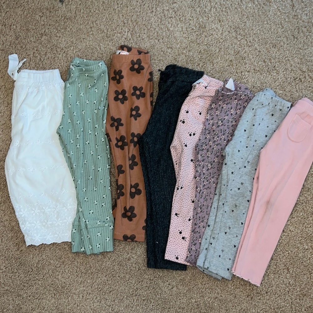 Zara legging Bundle for Toddler-8 pieces